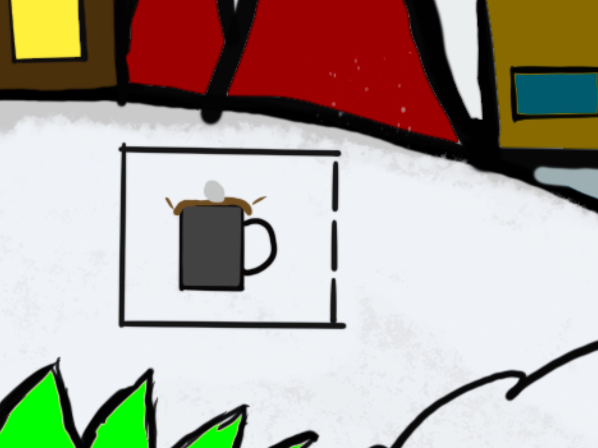 Lucka 20: Kaffekoppen med sömntablett